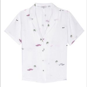 Rails Zuma Button up linen shirt
